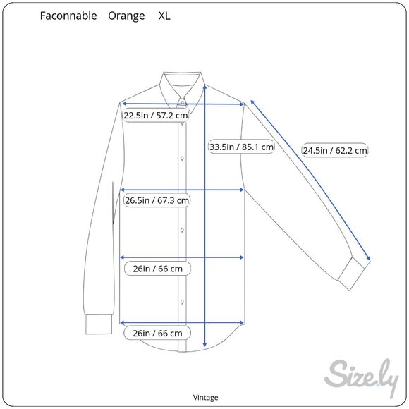 Faconnable Mens Orange Check Plaid Button Up Cotton USA Made Long Sleeve Shirt - Picture 8 of 11